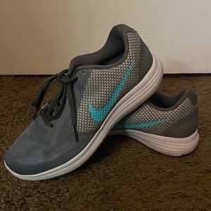 Real and Grey Nike Shoes 🤍